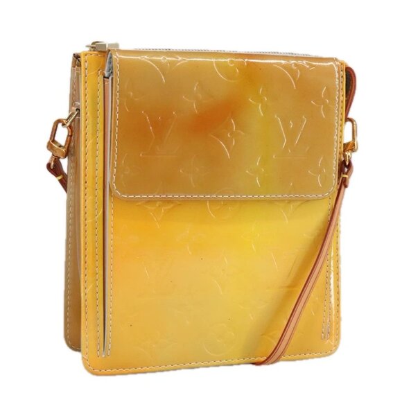 LOUIS VUITTON Monogram Vernis Motto Accessory Pouch Gris M91030 LV Auth 102106 - Picture 1 of 16